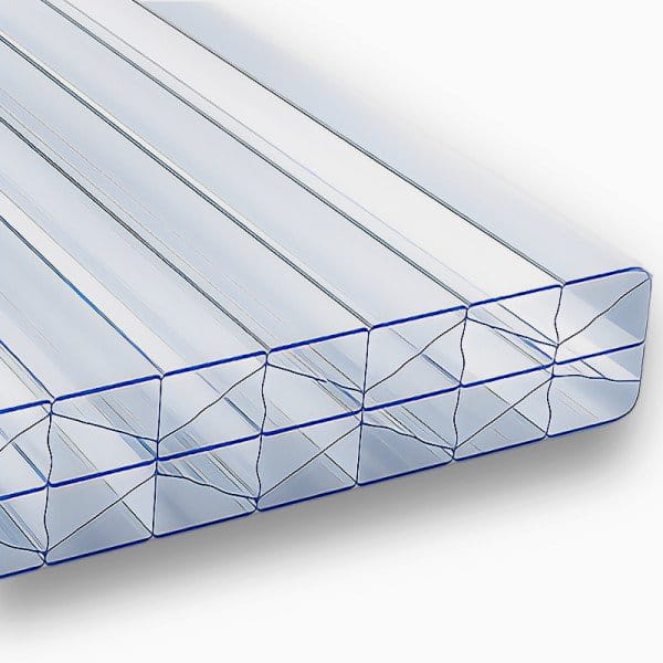 Doppelstegplatten 16 mm klar farblos Polycarbonat - MARLON® ST Longlife X-Struktur